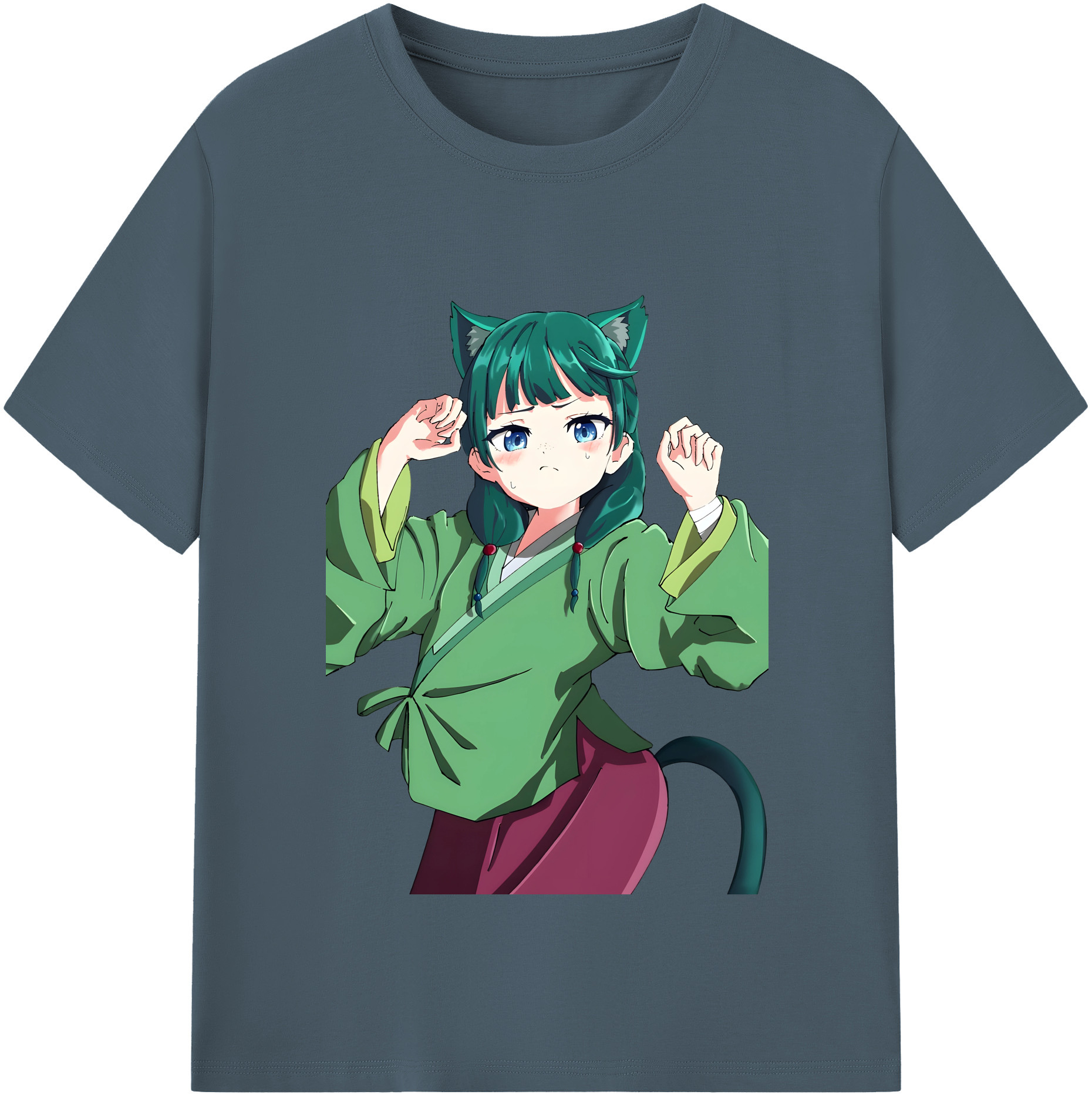 （画像用） 薬屋のひとりごと The Apothecary Diaries 綿100％半袖Tシャツ（フロントプリント）
